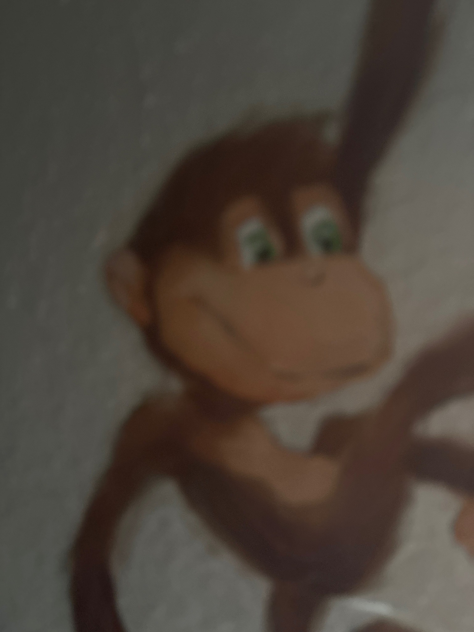 Anthropomorphic Cartoon Monkey