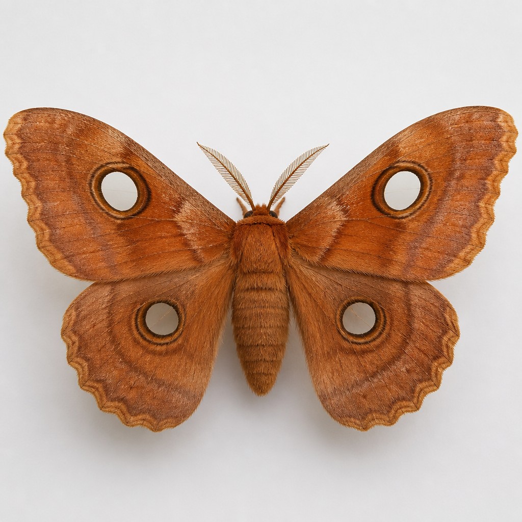 Chinese Oak Silkmoth (Antheraea pernyi)