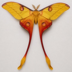 Comet Moth (Madagascan Moon Moth) Identification Guide