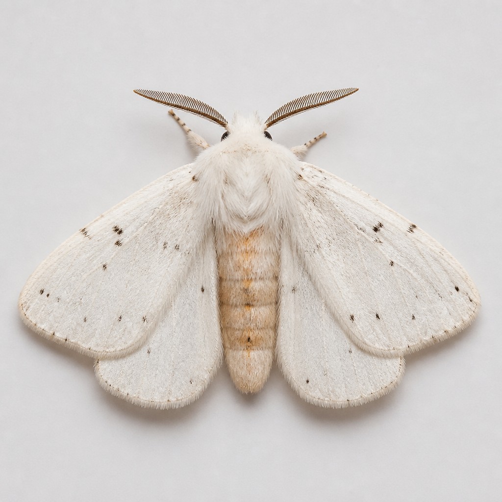 Fall Webworm Moth (Hyphantria cunea)