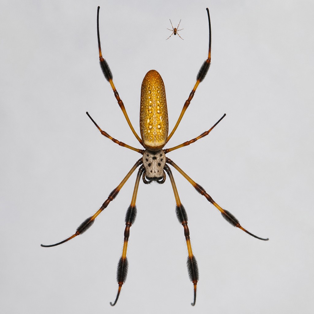 Golden Silk Orb-Weaver Spider