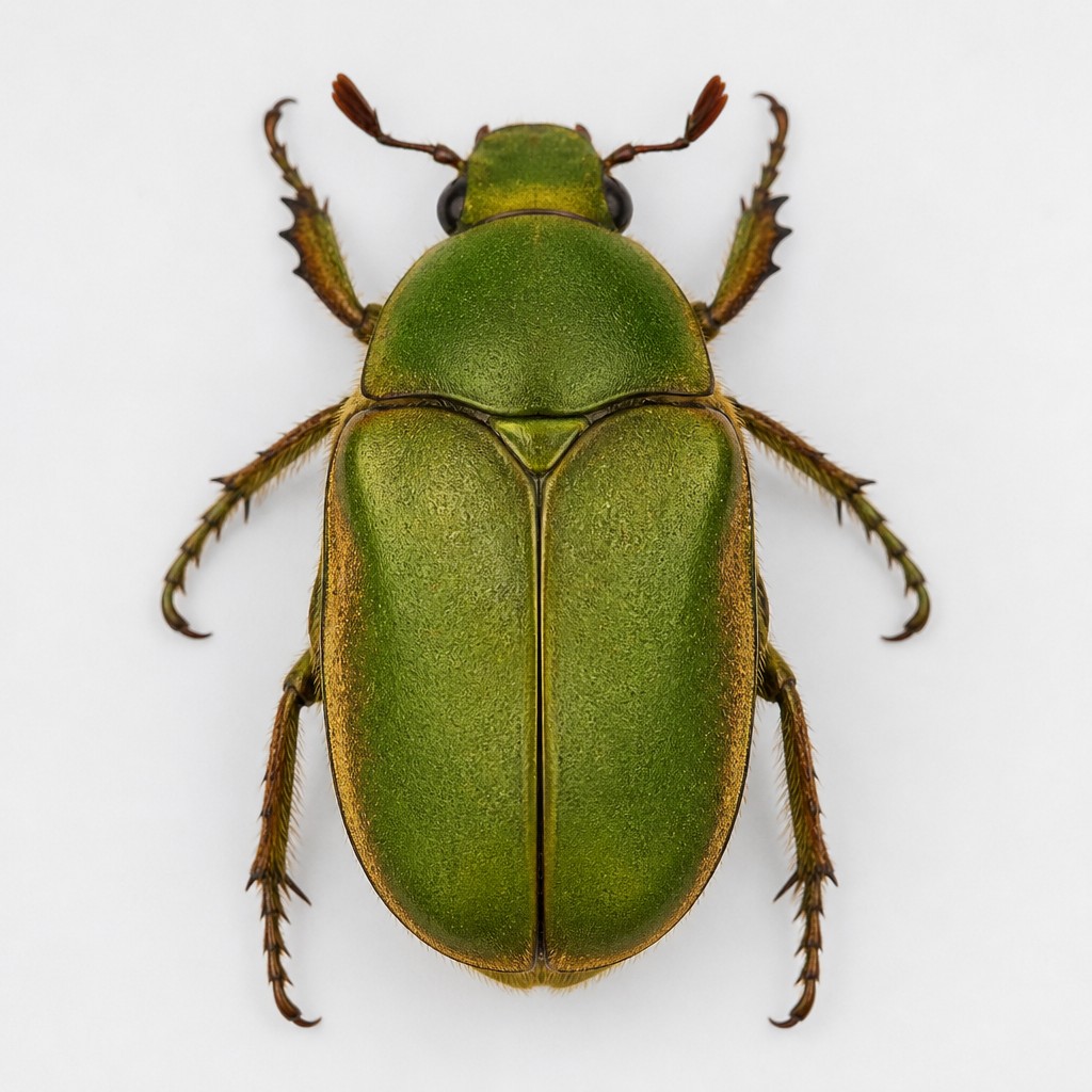 Green June Beetle (Cotinis nitida)