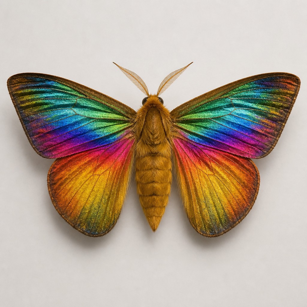 Madagascan Sunset Moth (Chrysiridia rhipheus)