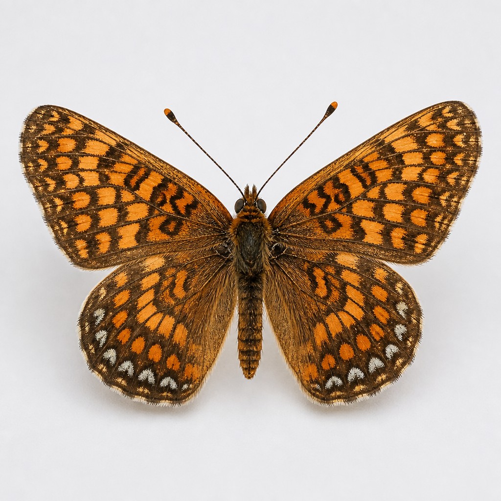 Silvery Checkerspot (Chlosyne nycteis)