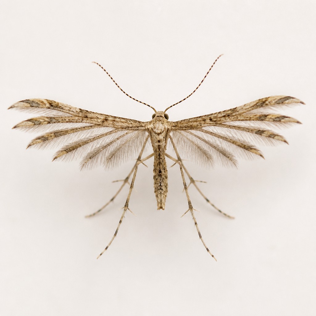Twenty-plume Moth (Alucita hexadactyla)
