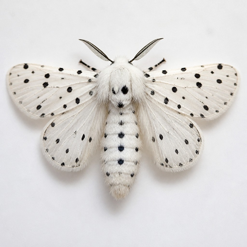 White Ermine Moth (Spilosoma lubricipeda)